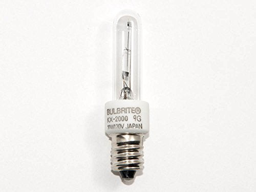 Bulbrite 40 Watt E12 Dimmable T3 Xenon Light Bulb, Frosted , Soft White , 1 Pack - KX40FR/E12