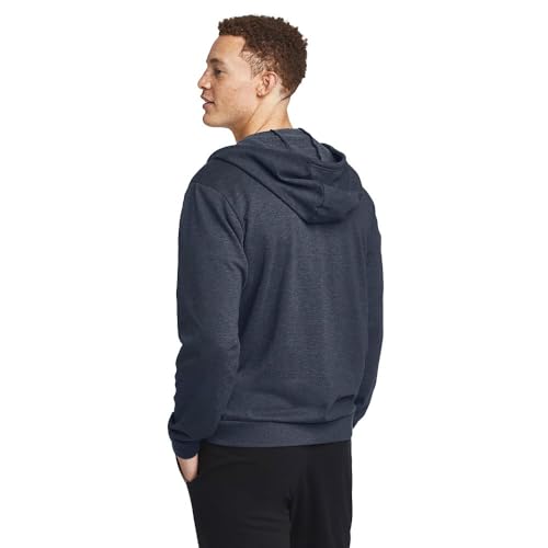 Eddie Bauer Men's Camp Fleece Full-Zip Hoodie, Storm, Small