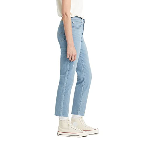 Levi's Women's 724 High Rise Straight Crop Jeans, Tribeca Moon (Waterless), 28