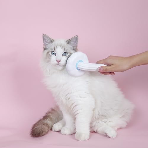 VIOJOJO Self-Cleaning Pet Grooming Tool - Deshedding Brush with Release Button for Cats and Dogs, Hair Remover for Indoor Pets