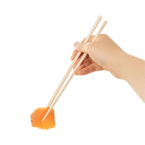 Restaurantware Bambuddha 9.5 Inch To Go Chopsticks 100 Durable Bamboo Chopsticks - With Paper Band Brown Bamboo Premium Chopsticks For All Kinds Of Foods Ideal For Cafes And Restaurants