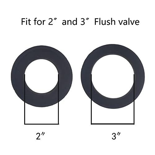 Universal Toilet Tank To Bowl Gasket,2 Kind Gasket and 2 Sets 5/16*3.15 inch Stainless Steel Heavy Duty Rustproof Bolt Hardware Kit,Fits Most 2-Inch and 3-Inch flush valve opening 2-Piece Toilet Tanks