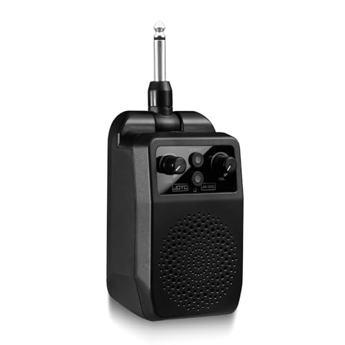 JOYO Mini Guitar Amp 5W Portable Small Electric Guitar Practice Amp Bluetooth Rechargeable Guitar Amplifier Built-in 4 Effects Clean Distortion Overdrive Reverb, Black (JA-05G)