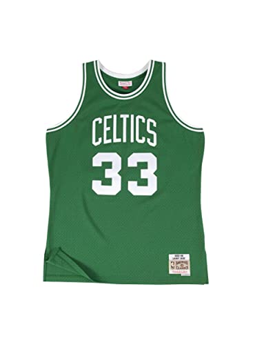 Mitchell & Ness NBA Swingman Road Jersey Celtics 85 Larry Bird Kelly Green SM