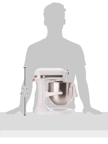 KitchenAid KSM8990WH 8-Quart Commercial Countertop Mixer, 10-Speed, Gear-Driven, White