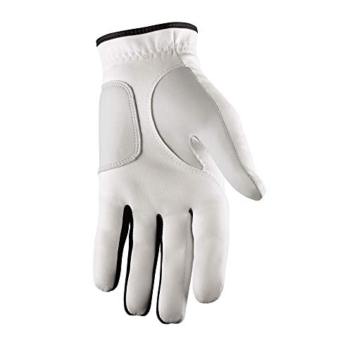 WILSON Sporting Goods Staff Grip Soft Glove, Men's Right Hand, Cadet Large, White (WGJA00580L)