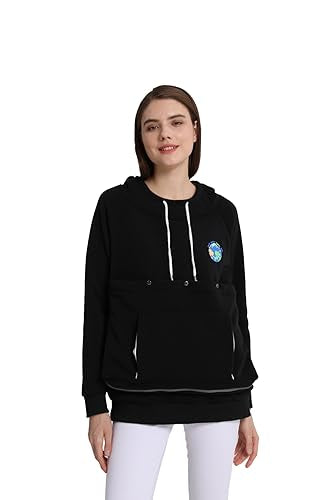 Cat Dog Carrier Hoodies – Puppy Kitten Carrying Sweatshirt Large Pet Pocket Pullover Top – Unisex Kangaroo Hoodies