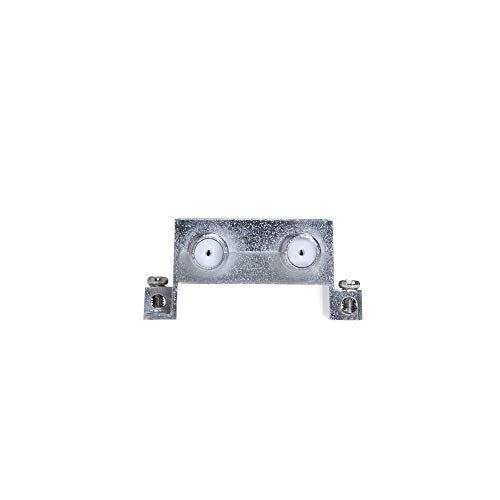 Cables Direct Online 2 Way Bi-Directional 5-2300 MHz Indoor and Outdoor Waterproof Coaxial Antenna Splitter for RG6 RG59 Coax Cable Satellite HDTV (2 Ports)