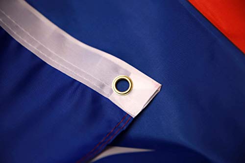 High Supply 3x5 Chile Flag with Two Brass Grommets, 100% Polyester Fabric, and Double Stitched Edges Chilean Flag 3x5 Flag of Chile