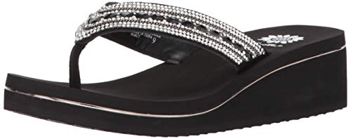 Yellow Box Women's Marcy Sandal, Black, 6