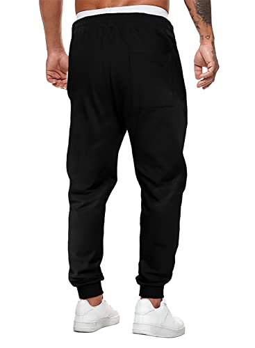 JMIERR Mens Sweatpants Tapered Track Gym Running Cool Joggers Sweat Pants Athletic Pants with Drawstring and Pockets 2024, 3XL, A4 Bear03