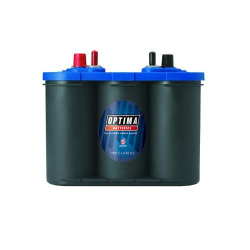 OPTIMA Batteries High Performance 34M Sealed AGM Boat and RV Starting Battery, 800 CCA, Dual Terminal, Maintenance Free, Versitile Mounting