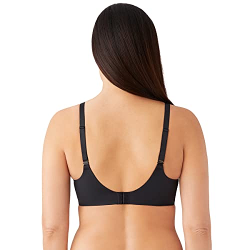 Wacoal Women's Superbly Smooth Unlined Convertible Underwire Bra, Black, 36G