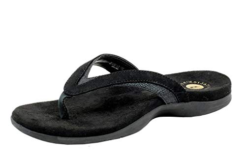 REVITALIGN Women's Flip-Flop, Washed Indigo, 6