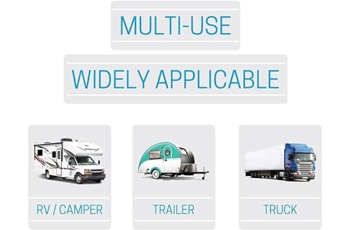 CANOPUS RV Sealant Tape, White, 2 Inch x 50 Feet, Roof Patch Repair Tape, Waterproof Leak Tape for RV punctures, Boat Sealing, Camper, Awning, Canopy, Tents, Tarpaulin and Greenhouse