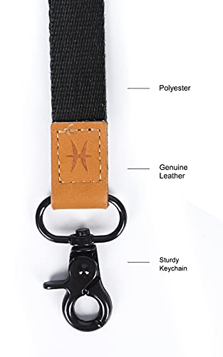 FORZEN Cool Neck Strap Key Chain Holder for Women Men,Lanyards for Keys Wallet and ID Badge (Tree ring)