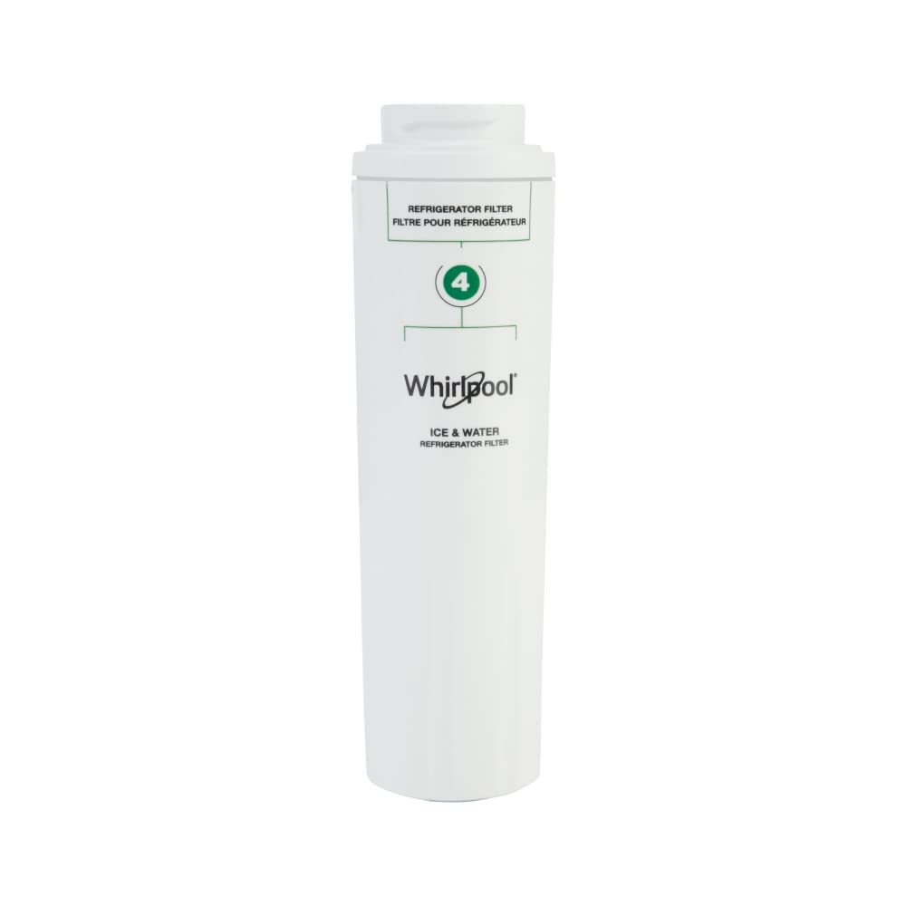 Whirlpool Refrigerator Ice and Water Filter 4 - WHR4RXD1, Single-Pack, Green