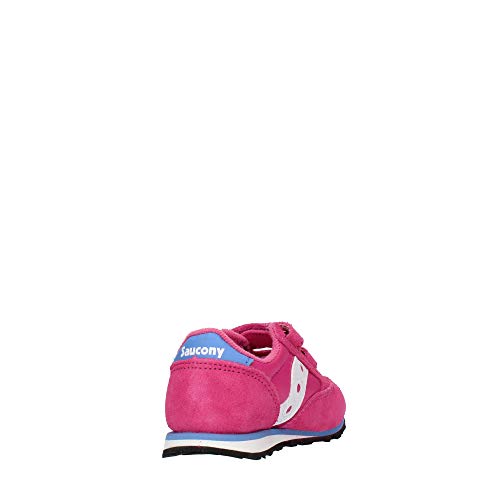 Saucony Unisex-child Baby Jazz Hook & Loop , NAVY/RED, 8 M