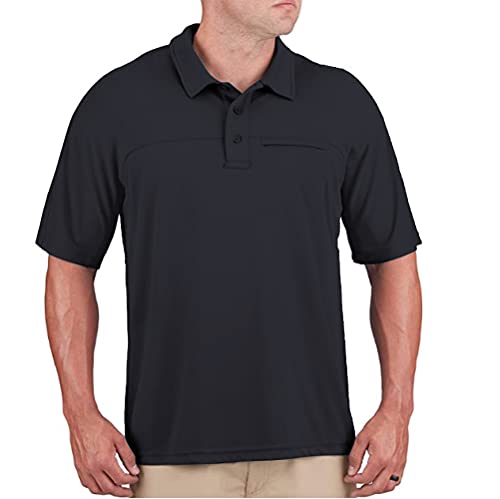 Propper Men's Hlx Short Sleeve Polo, Black, X-Small