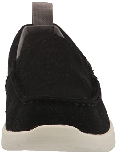 Sanuk Hangout Lite Sneaker, Black, 1 US Unisex Little Kid