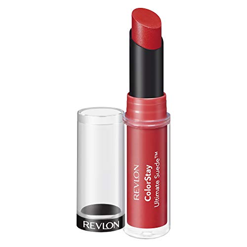 REVLON Lipstick, ColorStay Ultimate Suede Lipstick, High Impact Lip color with Moisturizing Creamy Formula, Infused with Vitamin E, 095 Finale, 0.09 Oz