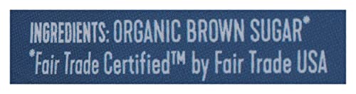 Wholesome Sweeteners 24-Ounce Organic Dark Brown Sugar, Fair Trade, Non GMO, Gluten Free & Vegan, Sugar for Baking and Glazing, 1 Pack