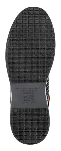 Timberland PRO Powerdrive, Men's, Black/Red, Comp Toe, EH, MaxTrax, Slip Resistant, Low Athletic, Work Shoe (10.0 M)