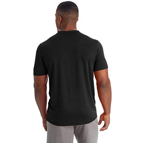 C9 Champion mens Short Sleeve Tech Tee T Shirt, Ebony, Medium US