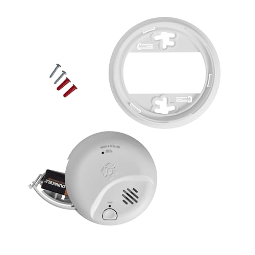 First Alert SMICO100 Battery-Operated Combination Smoke & Carbon Monoxide Alarm - Pack 3