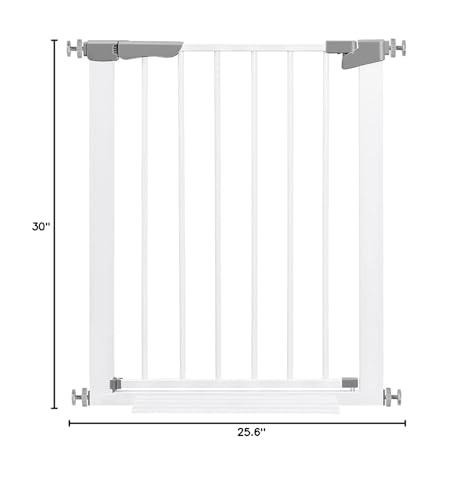 Extra Tall Child Safety Gate Extends Up to Extra Wide, Baby Gate for Doorways Hallways, Retractable Baby Gate for Stairs, Easy Fit Pet Gate, Dog Gates for The House Indoor/Outdoor, Pressure Mounted.