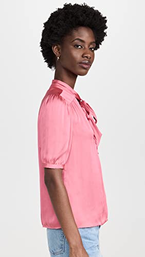 PAIGE Women's Esta Blouse Dusty Bubblegum, Dusty Bubblegum, Pink, XXS