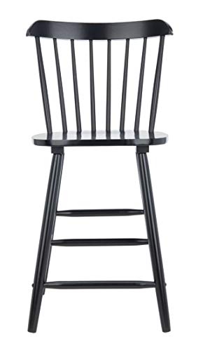 Safavieh Home Collection Galena Spindle Back Black Counter 24-inch Stool (Set of 2)