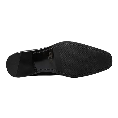 Stacy Adams Men's Savian Velour Slip-On Loafer, Emerald, 12
