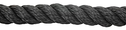 Extreme Max 3006.2852 BoatTector Twisted Nylon Dock Line - 1/2" x 15', Black