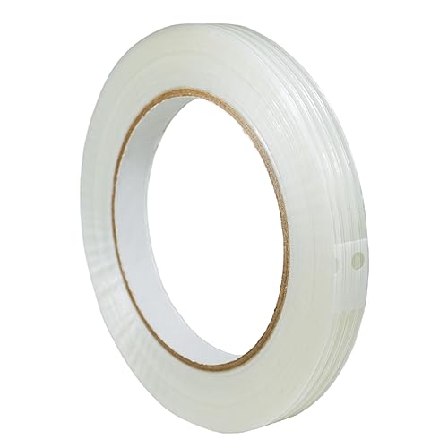 GGR Supplies FIL-795 Mono/Uni-Directional Fiberglass Reinforced Super Resistant Heavy Duty Commodity Grade Filament Strapping Tape: 2" in. Wide x 60 yds. (5.5 Mil) (Pack of 2)