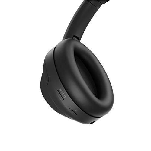 Sony WH1000XM4 Best Premium Wireless Noise Cancelling Headphones - Built-in mic for Calls - Compatible with Alexa - 30hr Battery - Includes Premium Carrying Case, in-Flight Adapter, Aux Cable - Black