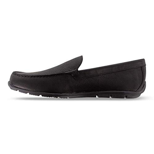 FootJoy Men's Club Casuals Loafer Golf Shoe, Black, 11 Wide