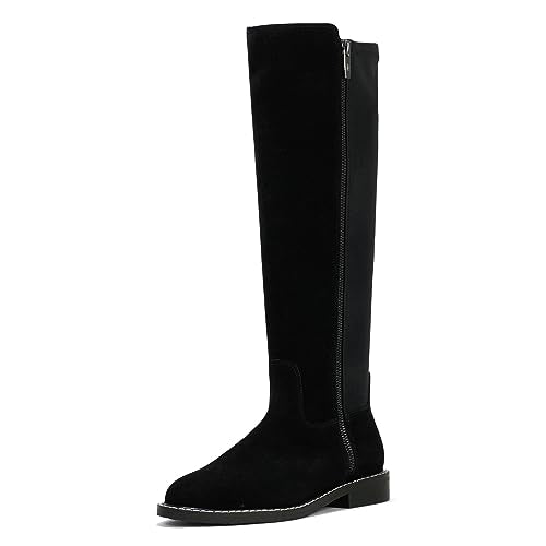 Donald Pliner Women's Isla Calf Suede Fashion Boot, Saddle, 10