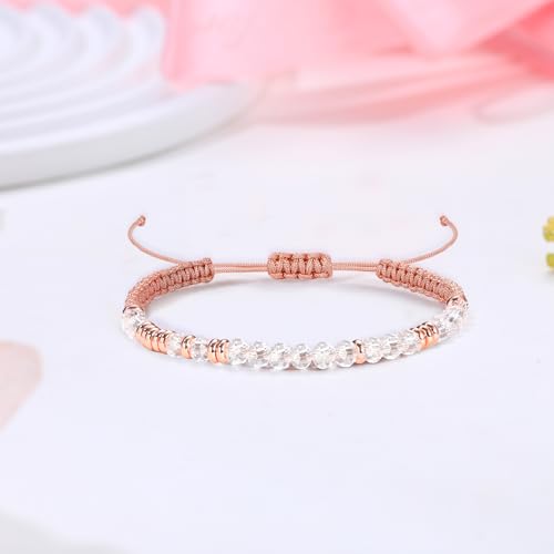 Btysun Inspirational Morse Code Bracelets for Women Teenage Girl Gifts Motivational Quotes Braieded Bracelet She Did Handamade Adjustable Birthday Gifts for Girlfriend Wife Christmas Jewelry