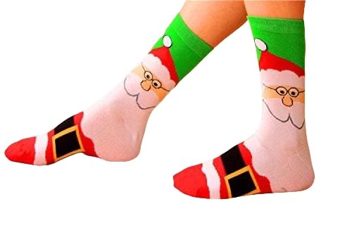 MarJunSep 15 Pairs Women's Christmas Socks Gifts for Women Adults Family Coworkers Cotton Holiday Socks Stocking Stuffers