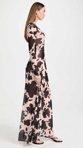 AFRM Women's Moni Maxi Dress, Shadow Floral, XXS