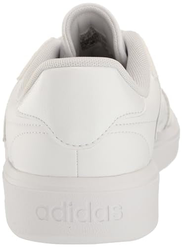 adidas Women's Courtblock Sneaker, White/Black/Silver Metallic, 11