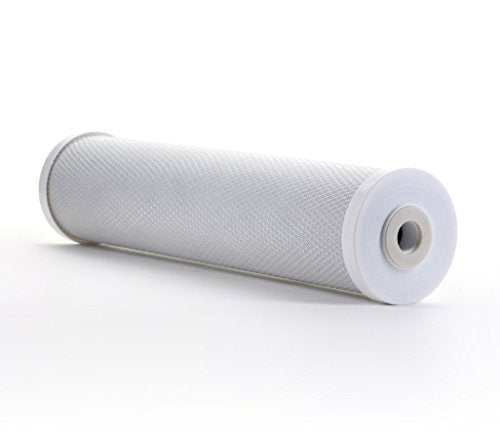 Hydronix CB-45-2005 Whole House, Commercial & Industrial NSF Coconut Carbon Block Water Filter, 4.5" x 20" - 5 Micron