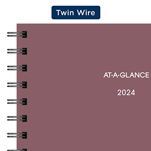 AT-A-GLANCE 2024 Planner Refill, Weekly, 3-1/4" x 6-1/2", Portable Size 2, Wirebound (064-287-24)