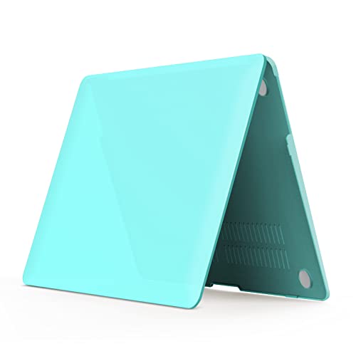 IBENZER Compatible with Old Version MacBook Air 13 Inch Case (2010-2017 Release). Models: A1466 / A1369, Plastic Hard Shell Case with Keyboard Cover for Mac Air 13, Olive Green, A13OLGN+1