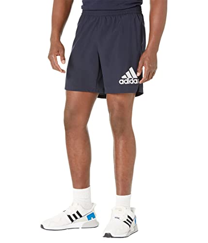 adidas Men's Run It Shorts, White, XX-Large