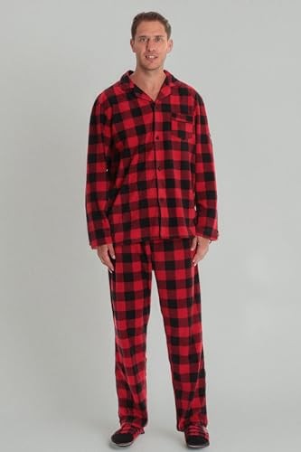 #followme Printed Fleece Family Pajamas - Mens 44926-10195-XXXL