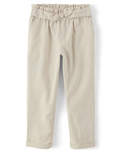 Gymboree,and Toddler Drawstring Linen Pants,Bisquit,2T