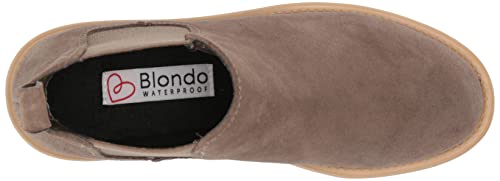 Blondo Women's Mayes Chelsea Boot, Dark Taupe, 9 Wide