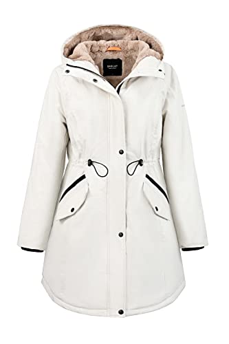 Orolay Women's Thicken Fleece Lined Parka Winter Coat Hooded Jacket with Pockets